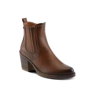 NEW PATRIZIA women's talwyn heeled boots in brown